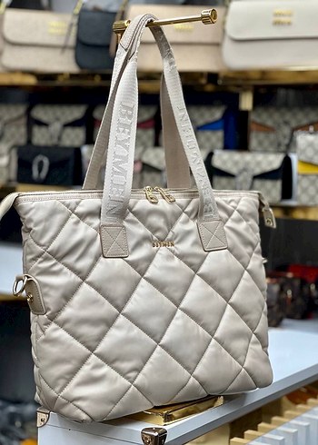 Bymen kapitone Kadın Omuz Çantası - Görsel 6