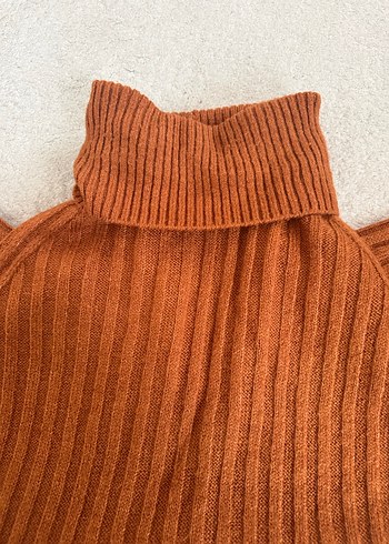 Kemerli Triko Elbise - Görsel 5