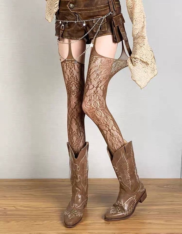 Jartiyerli çorap - Görsel 3