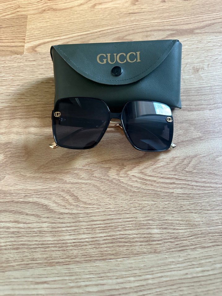 Siyah Gucci Kadın Güneş Gözlüğü - Görsel 2