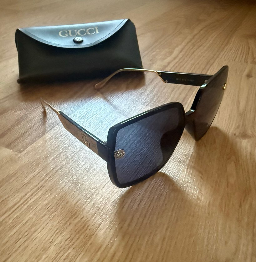 Siyah Gucci Kadın Güneş Gözlüğü - Görsel 3