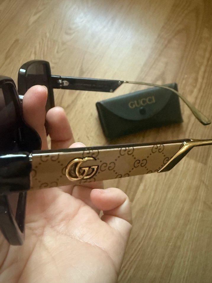 Siyah Gucci Kadın Güneş Gözlüğü - Görsel 5