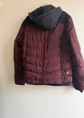 Bordo erkek mont - Görsel 2