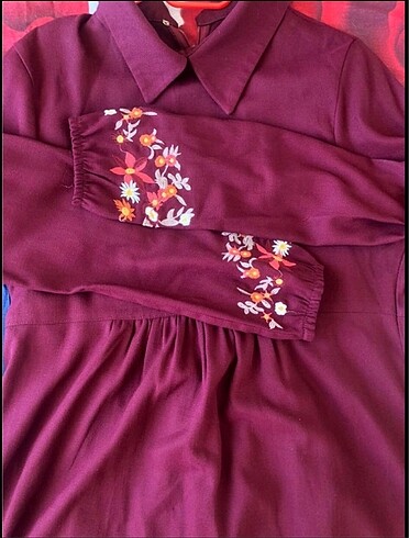 40 Beden bordo Renk Tunik elbise