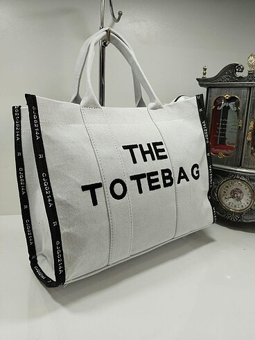 Diğer The tote bag siyah gri