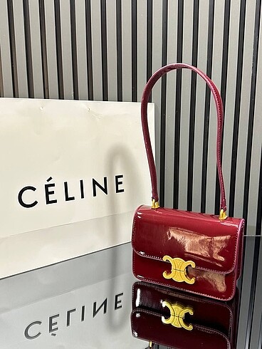 Bordo celine üst kalite çanta