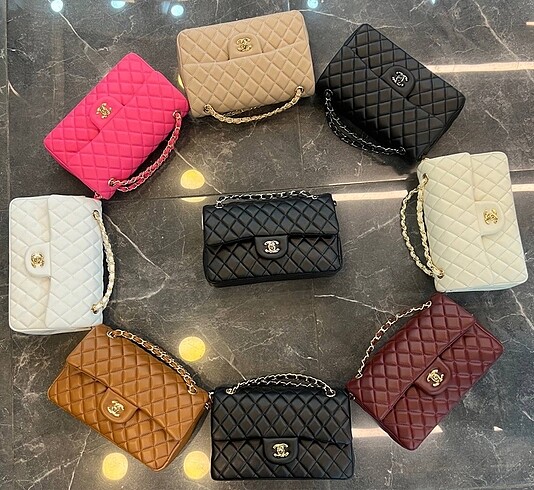  Beden siyah Renk Chanel üst kalite çanta