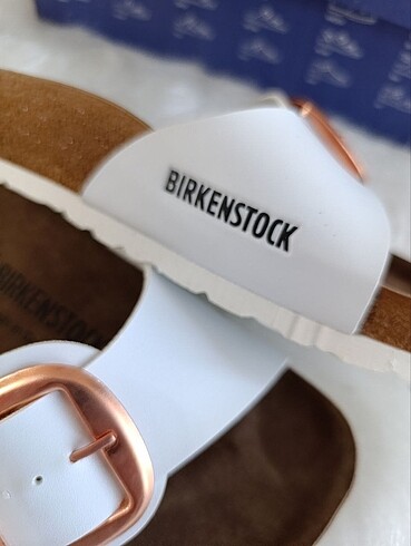 37 Beden beyaz Renk Birkenstock madrid terlik kutulu