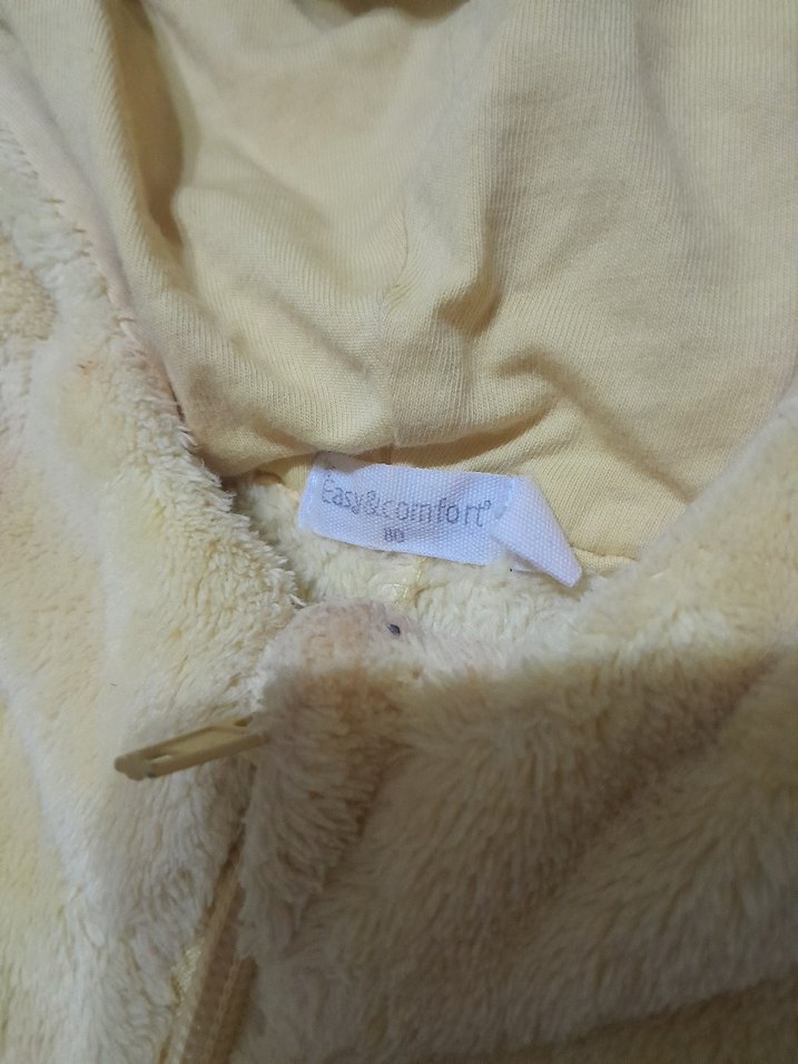 Sarı Fermuarlı Bebek Tulum - Görsel 3