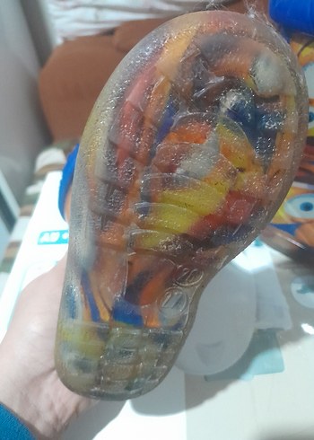 Erkek Çocuk Renkli Bağcıklı Yağmur Çizmesi - Görsel 4