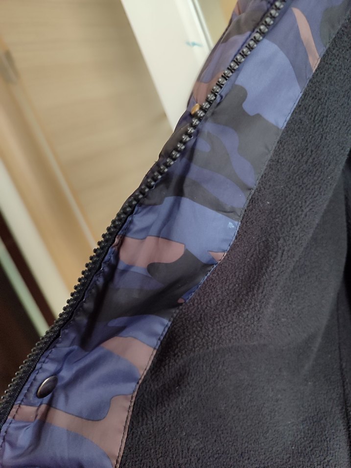 Erkek Çocuk Kamuflaj Desenli Kemerli Mont - Görsel 5