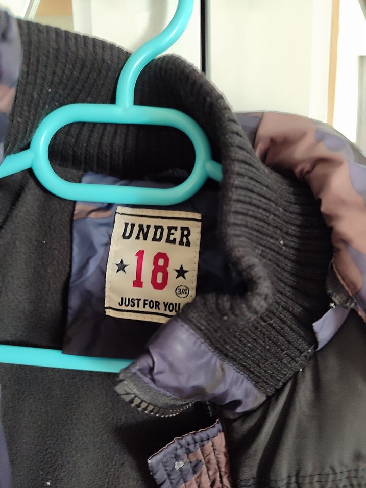 Erkek Çocuk Kamuflaj Desenli Kemerli Mont - Görsel 4