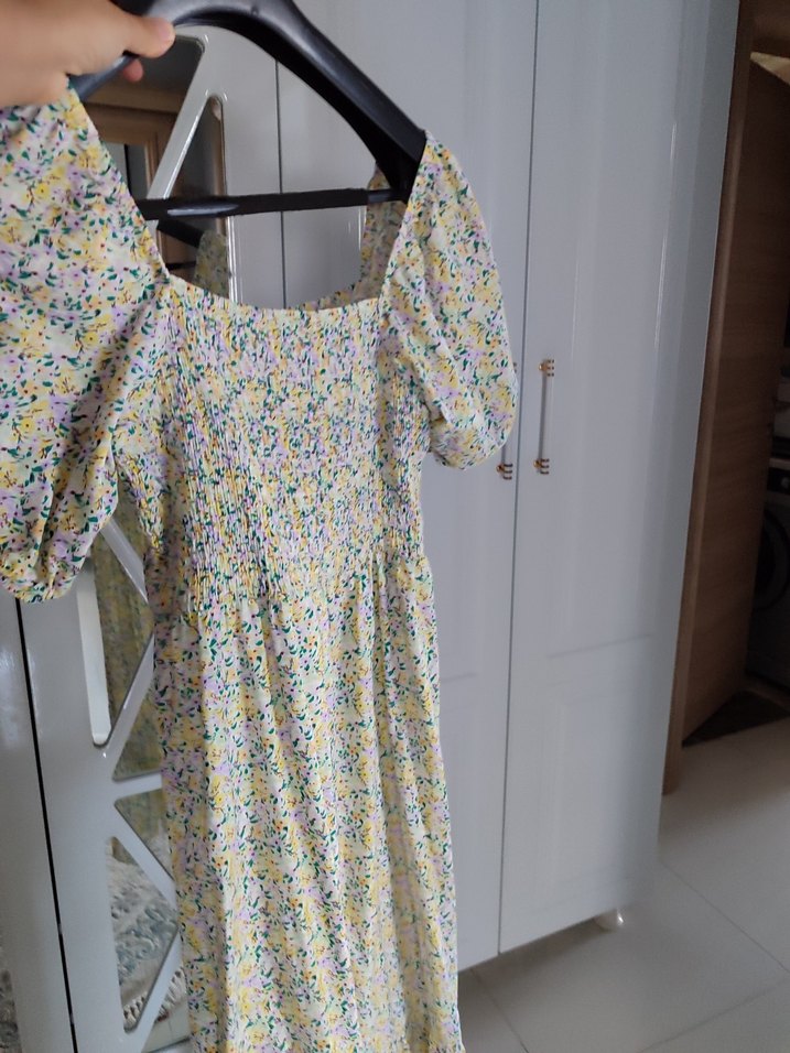 Bohem Uzun Rahat Elbise 3 kez giyildi - Görsel 3