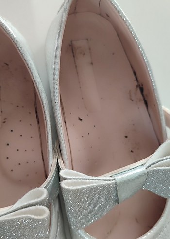 Kız Çocuk Beyaz Tokalı Babet Ayakkabı - Görsel 6