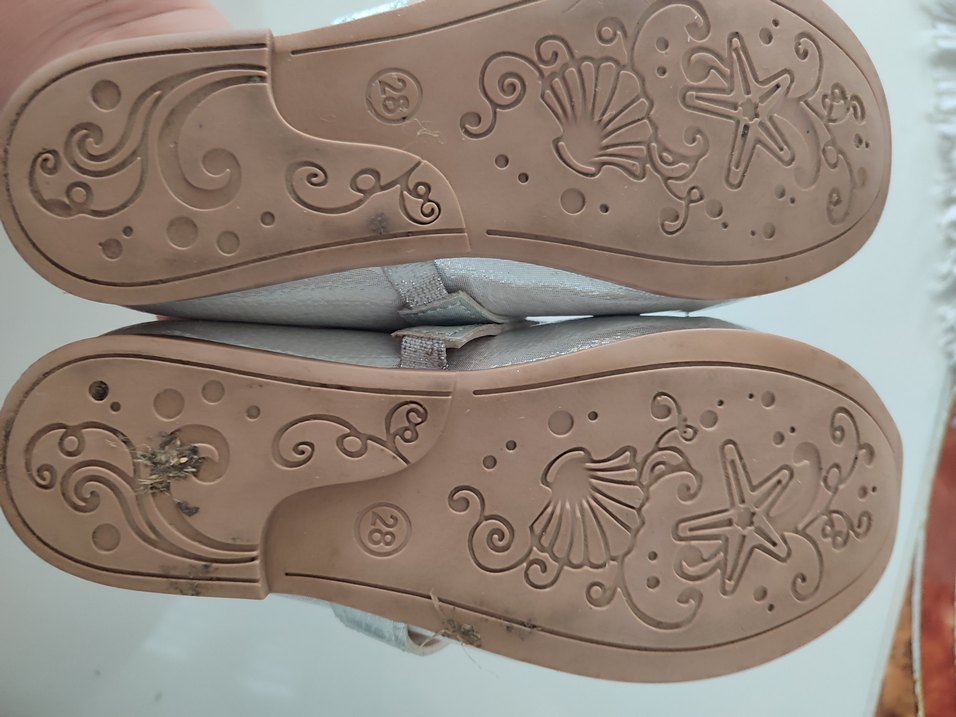 Kız Çocuk Beyaz Tokalı Babet Ayakkabı - Görsel 5