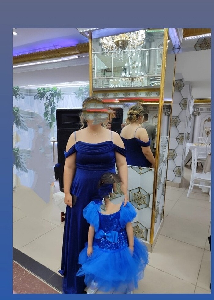 Saks mavisi abiye - Görsel 2