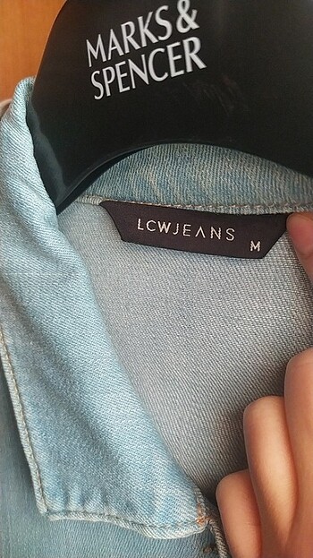 m Beden mavi Renk LCWJEANS KOT CEKET