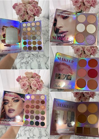 5 katmanlı makyaj paleti - Görsel 2