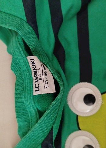 LC Waikiki Erkek Çocuk Renkli Baskılı Sweatshirt