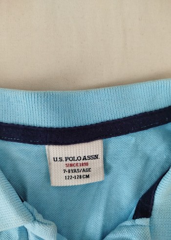 U.S Polo Assn. Mavi Düğmeli Erkek Polo Tişört