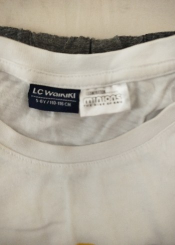 LC Waikiki minionslu erkek çocuk takımı