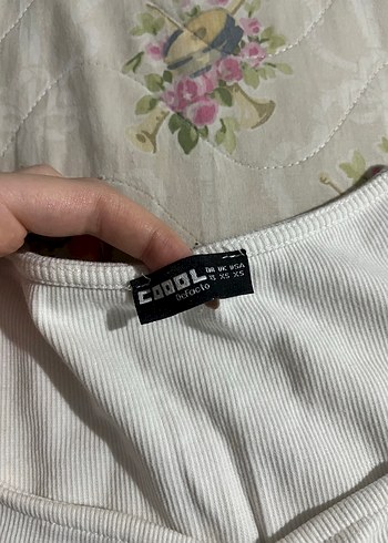 Defacto Pamuklu V Yakalı Kısa Kollu Kadın Bluz