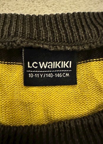 Çizgili Erkek Çocuk Triko Kazak - Görsel 2