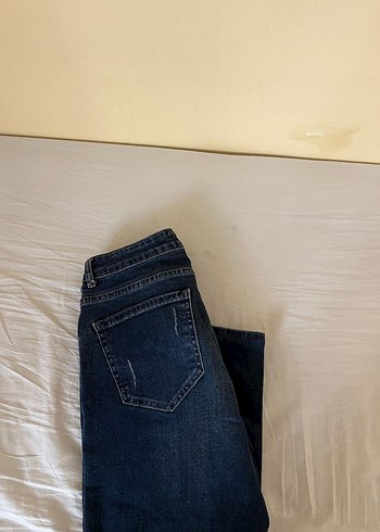 Mavi Jeans Kadın Mavi Denim Bol Kesim Midi Kot Pantolon
