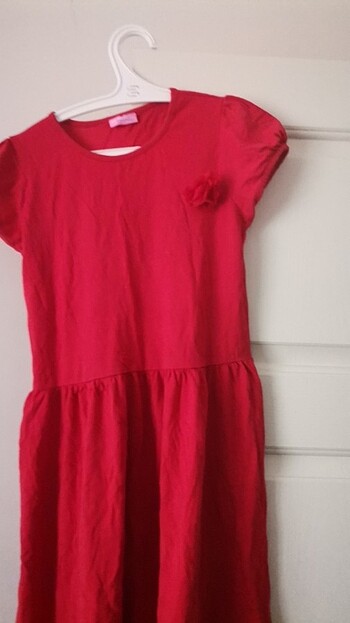 11-12 Yaş Beden kırmızı Renk elbise
