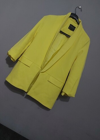 Sarı blezer ceket