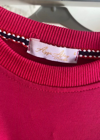 Pembe Uzun Kollu Salaş Kadın Tunik - Görsel 2