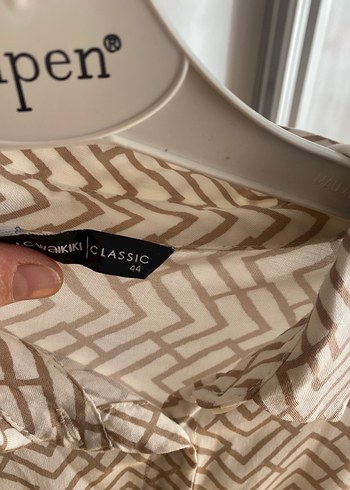 Bej Uzun Kollu Salaş Bohem Tunik - Görsel 2