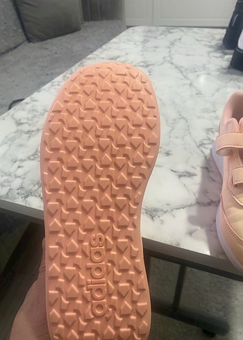 Kız Çocuk Pembe Cırt Cırtlı Spor Ayakkabı - Görsel 3