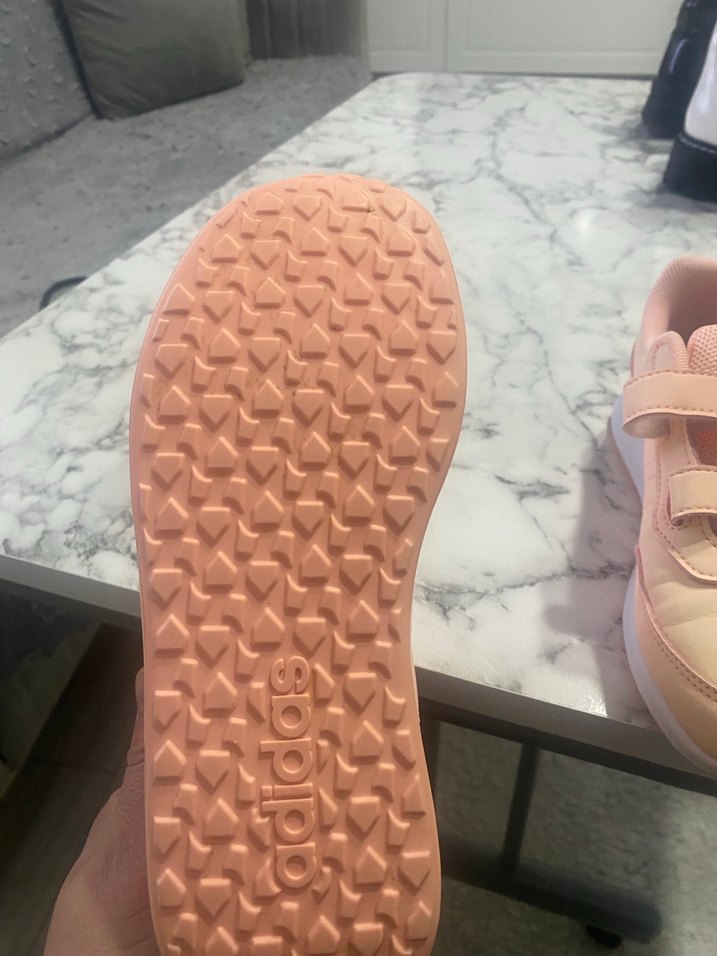 Kız Çocuk Pembe Cırt Cırtlı Spor Ayakkabı - Görsel 3