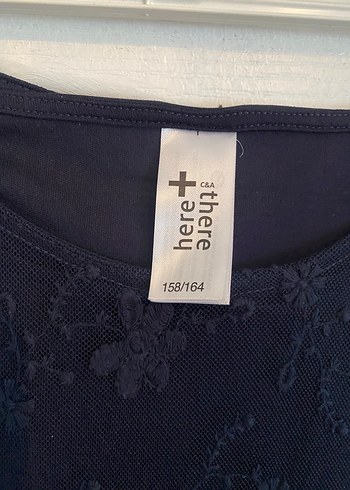 Lacivert Dantel Midi Abiye Elbise - Görsel 3