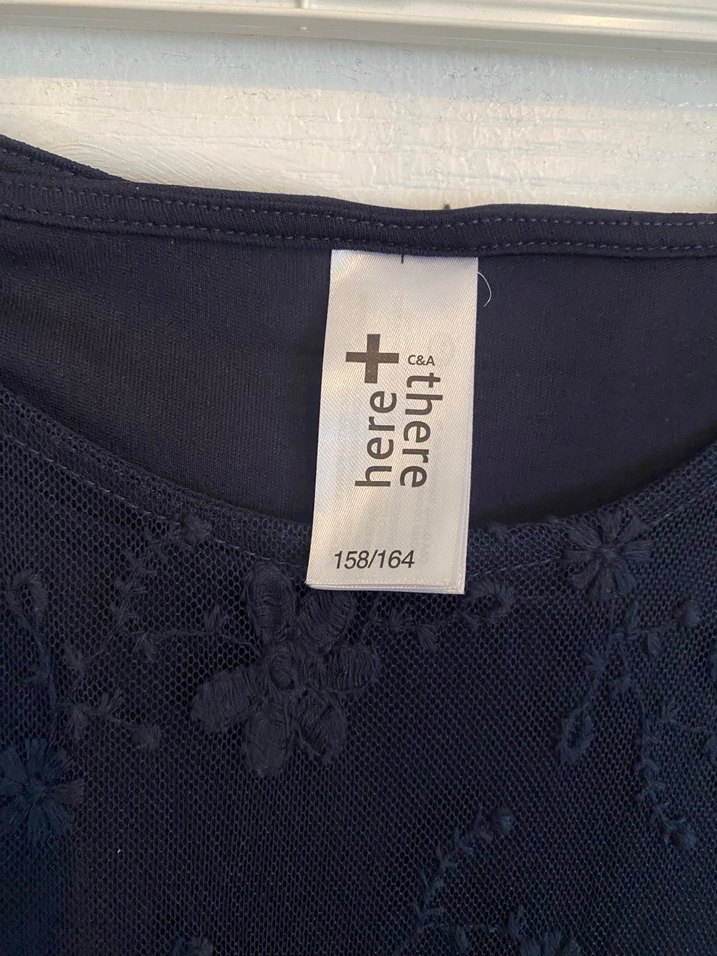 Lacivert Dantel Midi Abiye Elbise - Görsel 3