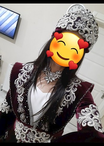 Alfabeta Satılık Mürdüm Kadın Bindallı Kına Kıyafeti Elbise