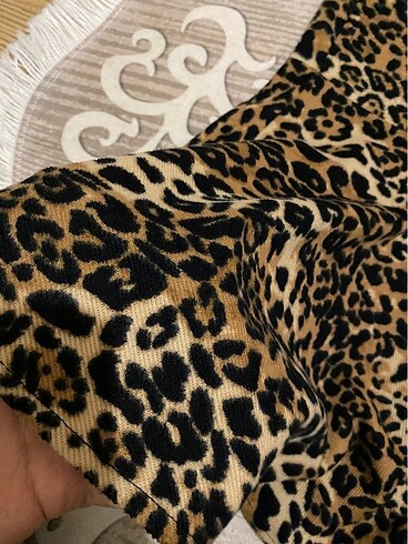 m Beden kahverengi Renk Leopar jile