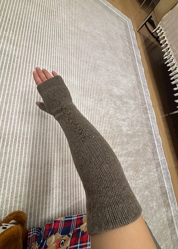 Silk&cashmere parmaksız eldiven - Görsel 4