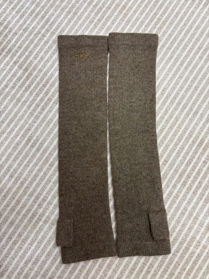 Silk&cashmere parmaksız eldiven - Görsel 2