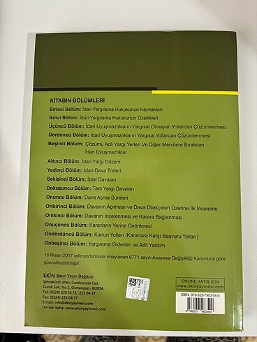 İdari yargılama hukukuna giriş kitap