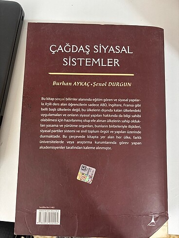 Çağdaş siyasal sistemler kitap