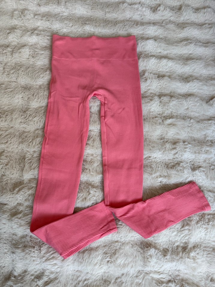 Pembe Fitilli Toparlayıcı Tayt - Görsel 4