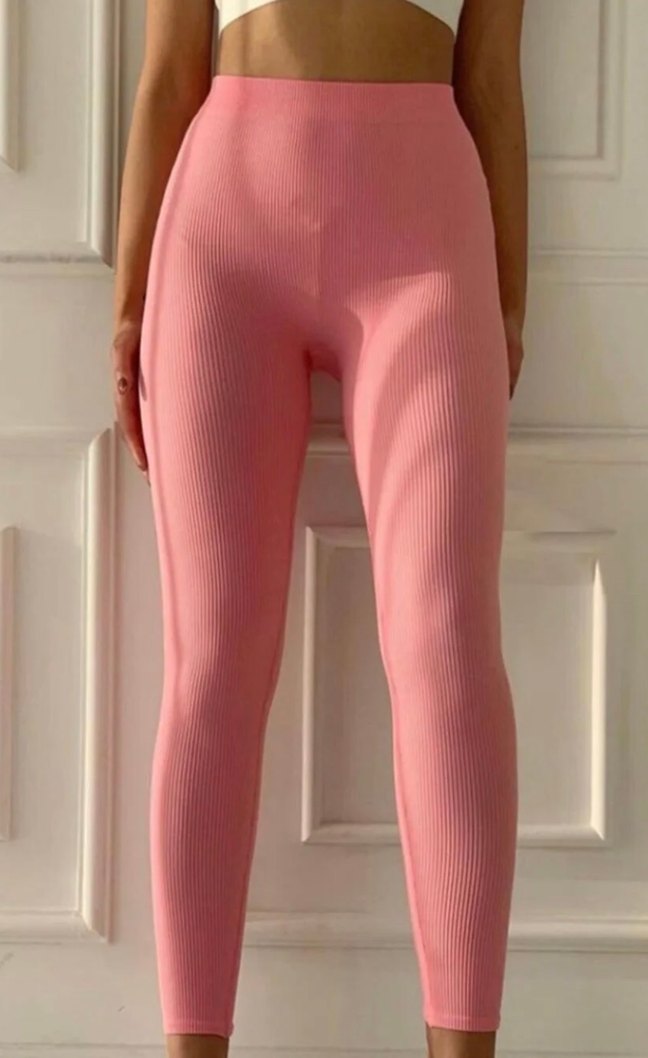 Pembe Fitilli Toparlayıcı Tayt - Görsel 2