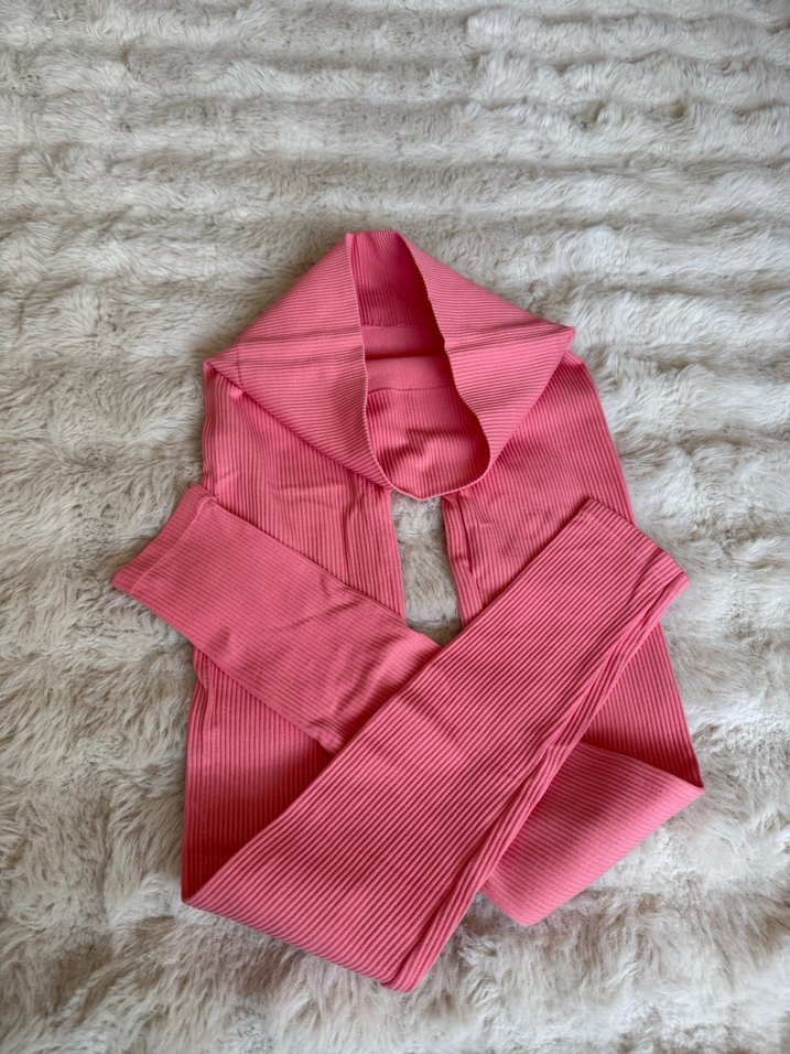 Pembe Fitilli Toparlayıcı Tayt - Görsel 5