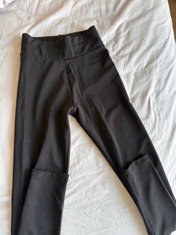 Siyah parlak tayt - Görsel 3