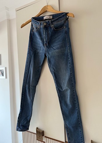 Slim fit esnek Jean - Görsel 2