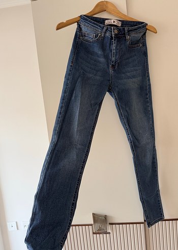 Slim fit esnek Jean - Görsel 4
