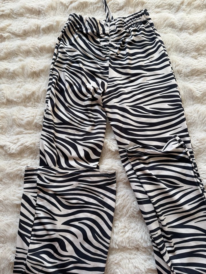 Zebra Desenli Pantolon - Görsel 5