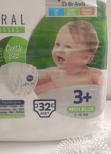 3 Beden: 4-9 kg Beden Sleepy 3+ midi plus